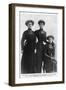 The Duchess Royal (Duchess of Fif) and Princesses Alexandra and Maud, C1907-C1910-Lallie Charles-Framed Giclee Print