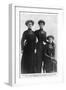 The Duchess Royal (Duchess of Fif) and Princesses Alexandra and Maud, C1907-C1910-Lallie Charles-Framed Giclee Print