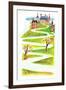 The Duchess Slides to Tea - Jack & Jill-Frank Dobias-Framed Giclee Print