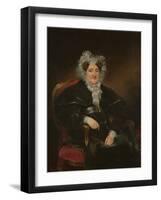 The Duchesse De Feltre, 1828 (Oil on Canvas)-Claude-Marie Dubufe-Framed Giclee Print