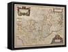 The Duchy of Monferrato, Map, Amsterdam, 1647-null-Framed Stretched Canvas