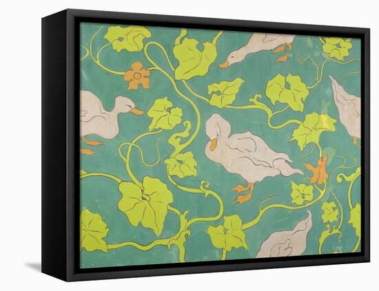 The Ducks, C.1893-99 (Oil on Canvas)-Paul Ranson-Framed Stretched Canvas