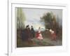 The Duel, 1884 (Oil on Canvas)-Emile Antoine Bayard-Framed Giclee Print