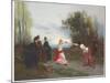 The Duel, 1884 (Oil on Canvas)-Emile Antoine Bayard-Mounted Giclee Print