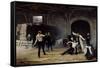 The Duel, 1886-Hans Temple-Framed Stretched Canvas