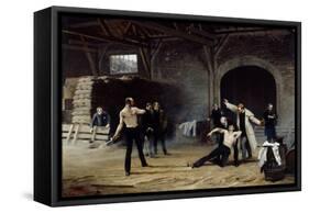 The Duel, 1886-Hans Temple-Framed Stretched Canvas