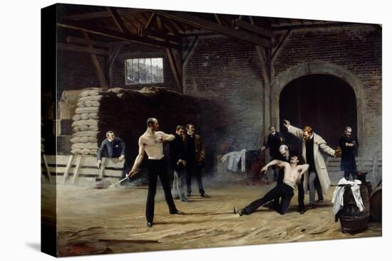 The Duel, 1886-Hans Temple-Stretched Canvas