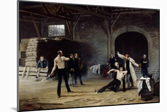 The Duel, 1886-Hans Temple-Mounted Giclee Print