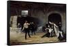 The Duel, 1886-Hans Temple-Framed Stretched Canvas