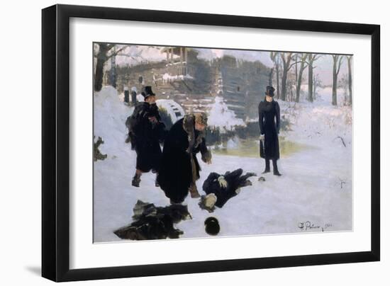 The Duel, 1901-Ilya Efimovich Repin-Framed Giclee Print