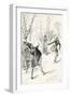 The Duel after the Ball.  Mr. Winkle's Eyes Being Closed-null-Framed Giclee Print