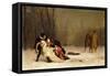 The Duel after the Ball; Sortie Du Bal Masque-Jean Leon Gerome-Framed Stretched Canvas