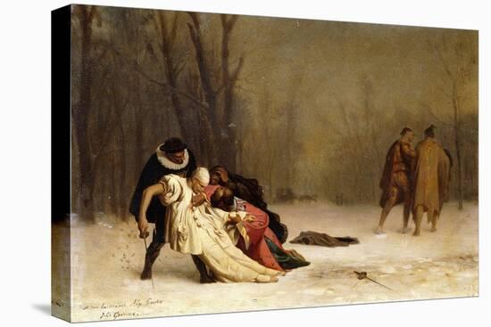 The Duel after the Ball; Sortie Du Bal Masque-Jean Leon Gerome-Stretched Canvas