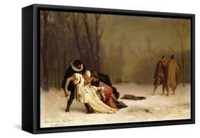 The Duel after the Ball-Jean Leon Gerome-Framed Stretched Canvas