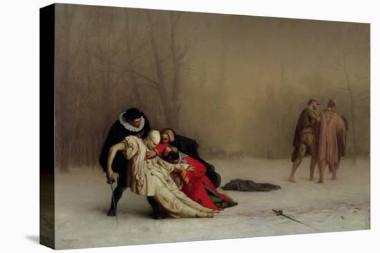 The Duel after the Masquerade, 1857-59-Jean Leon Gerome-Stretched Canvas