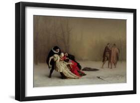 The Duel after the Masquerade, 1857-59-Jean Leon Gerome-Framed Giclee Print