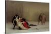 The Duel after the Masquerade, 1857-59-Jean Leon Gerome-Stretched Canvas