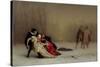 The Duel after the Masquerade, 1857-59-Jean Leon Gerome-Stretched Canvas