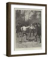 The Duel Between M Floquet and General Boulanger-Amedee Forestier-Framed Giclee Print