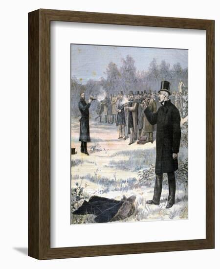 The Duel Between Paul Deroulede and Georges Clemenceau, 1893-Henri Meyer-Framed Giclee Print