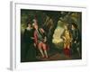 The Duel, from Act 3, Scene 4 of 'Twelfth Night', 1771-72-Francis Wheatley-Framed Giclee Print