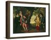 The Duel, from Act 3, Scene 4 of 'Twelfth Night', 1771-72-Francis Wheatley-Framed Giclee Print