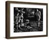 The duel in Leicester-George Du Maurier-Framed Giclee Print