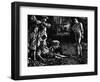 The duel in Leicester-George Du Maurier-Framed Giclee Print