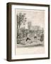 The Duel in Tothill Fields-George Cruikshank-Framed Giclee Print