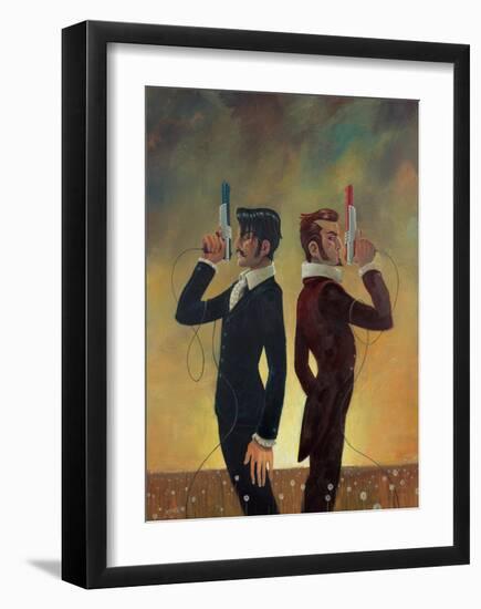 The Duel-Aaron Jasinski-Framed Art Print