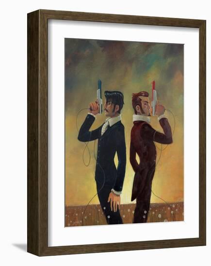 The Duel-Aaron Jasinski-Framed Art Print