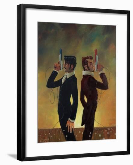 The Duel-Aaron Jasinski-Framed Art Print