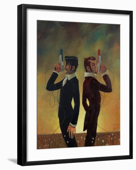 The Duel-Aaron Jasinski-Framed Art Print