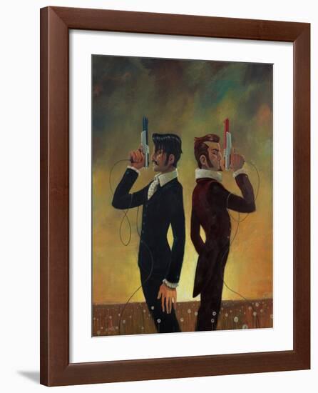 The Duel-Aaron Jasinski-Framed Art Print