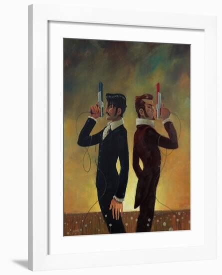 The Duel-Aaron Jasinski-Framed Art Print