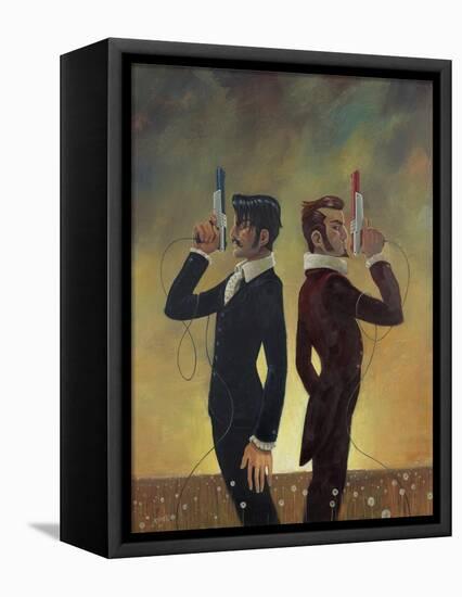 The Duel-Aaron Jasinski-Framed Stretched Canvas