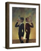 The Duel-Aaron Jasinski-Framed Art Print