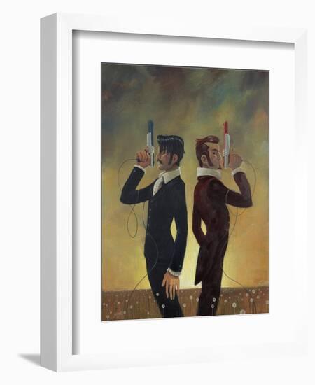 The Duel-Aaron Jasinski-Framed Art Print