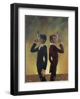 The Duel-Aaron Jasinski-Framed Premium Giclee Print