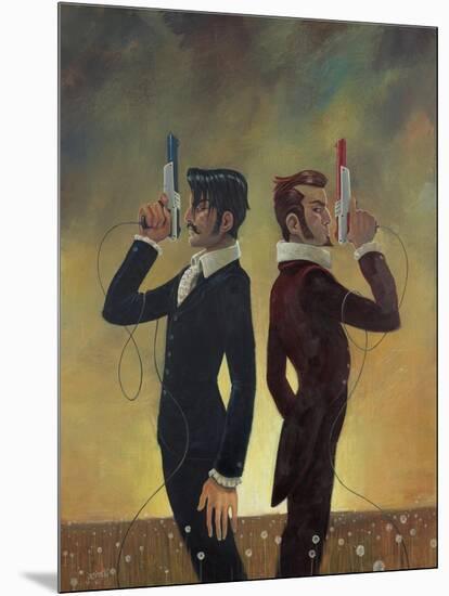 The Duel-Aaron Jasinski-Mounted Premium Giclee Print