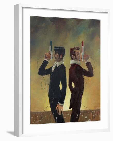 The Duel-Aaron Jasinski-Framed Premium Giclee Print