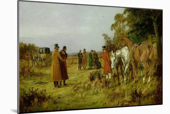 The Duel-George Wright-Mounted Giclee Print