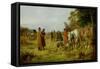 The Duel-George Wright-Framed Stretched Canvas