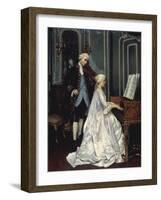 The Duet, 1872-Edmond Georges Grandjean-Framed Giclee Print