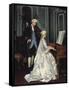 The Duet, 1872-Edmond Georges Grandjean-Framed Stretched Canvas