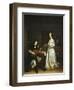 The Duet, Singer and Theorbo Lute Player, 1669-Gerard ter Borch-Framed Giclee Print