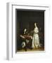 The Duet, Singer and Theorbo Lute Player, 1669-Gerard ter Borch-Framed Giclee Print