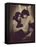 The Duet-Winter Wolf Studios-Framed Stretched Canvas