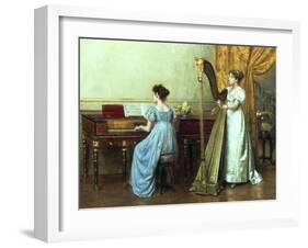 The Duet-George Goodwin Kilburne-Framed Giclee Print