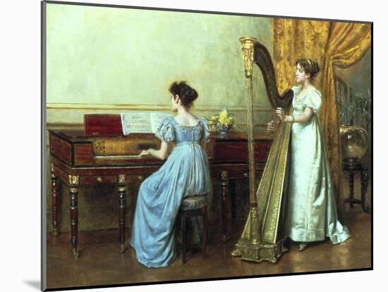 The Duet-George Goodwin Kilburne-Mounted Giclee Print